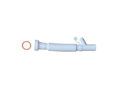 K02 Rekorlu 1"1/2 Tek Körük (Tahliyeli - Krom)